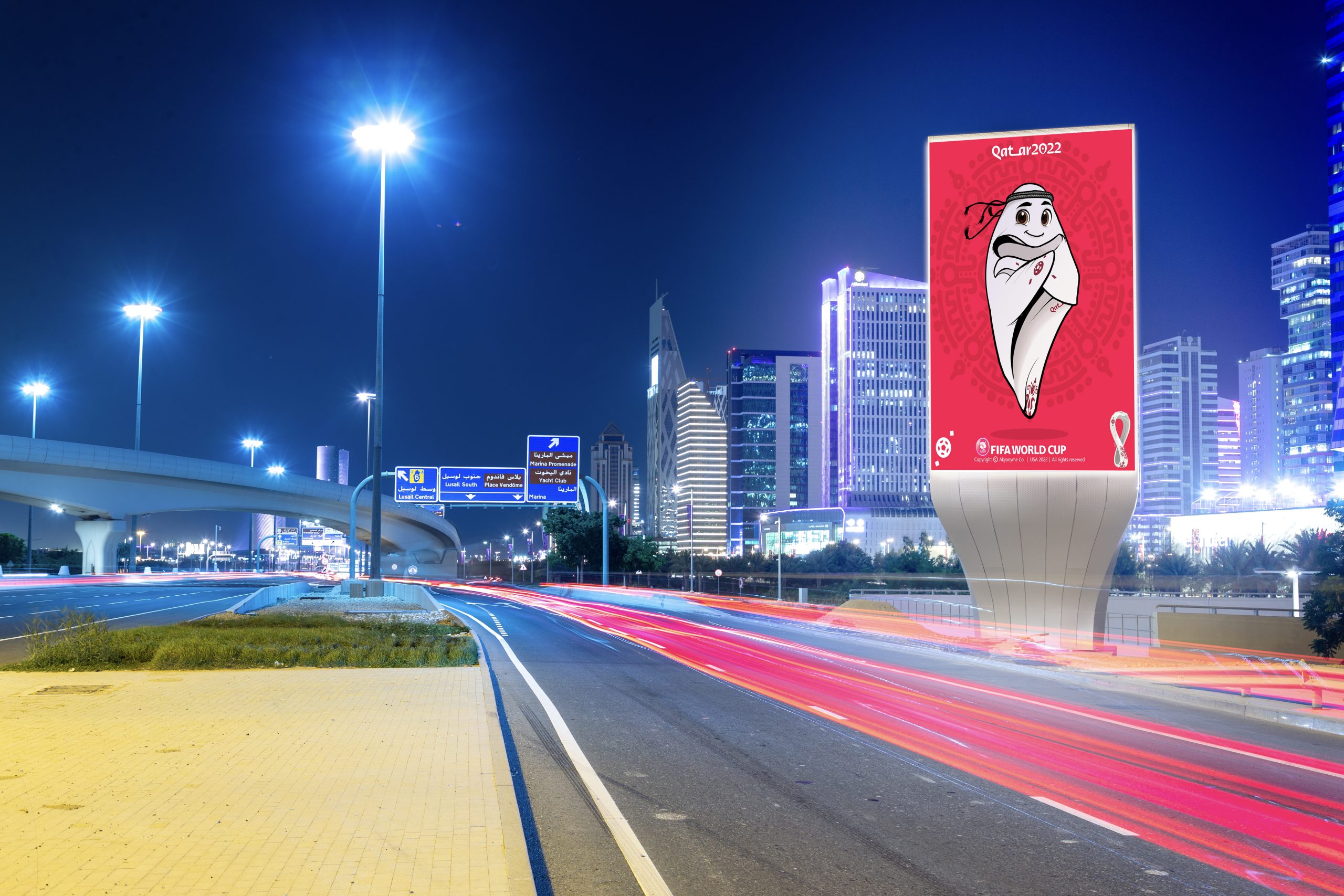 ELAN Media Completes Large Scale Out-of-Home Advertising Network in Lusail Ahead of FIFA World Cup 2022™